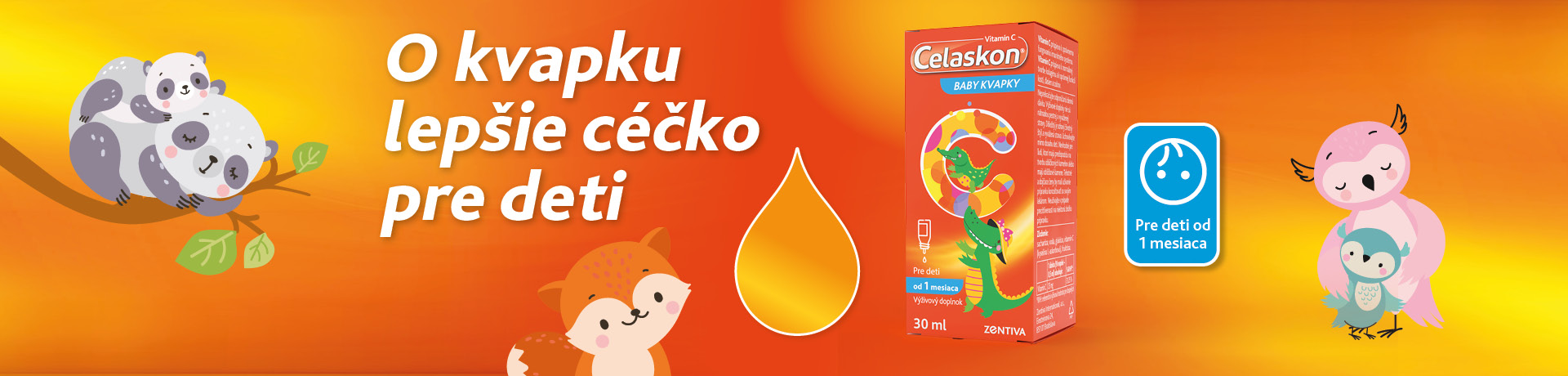 Celaskon Baby kvapky pre deti